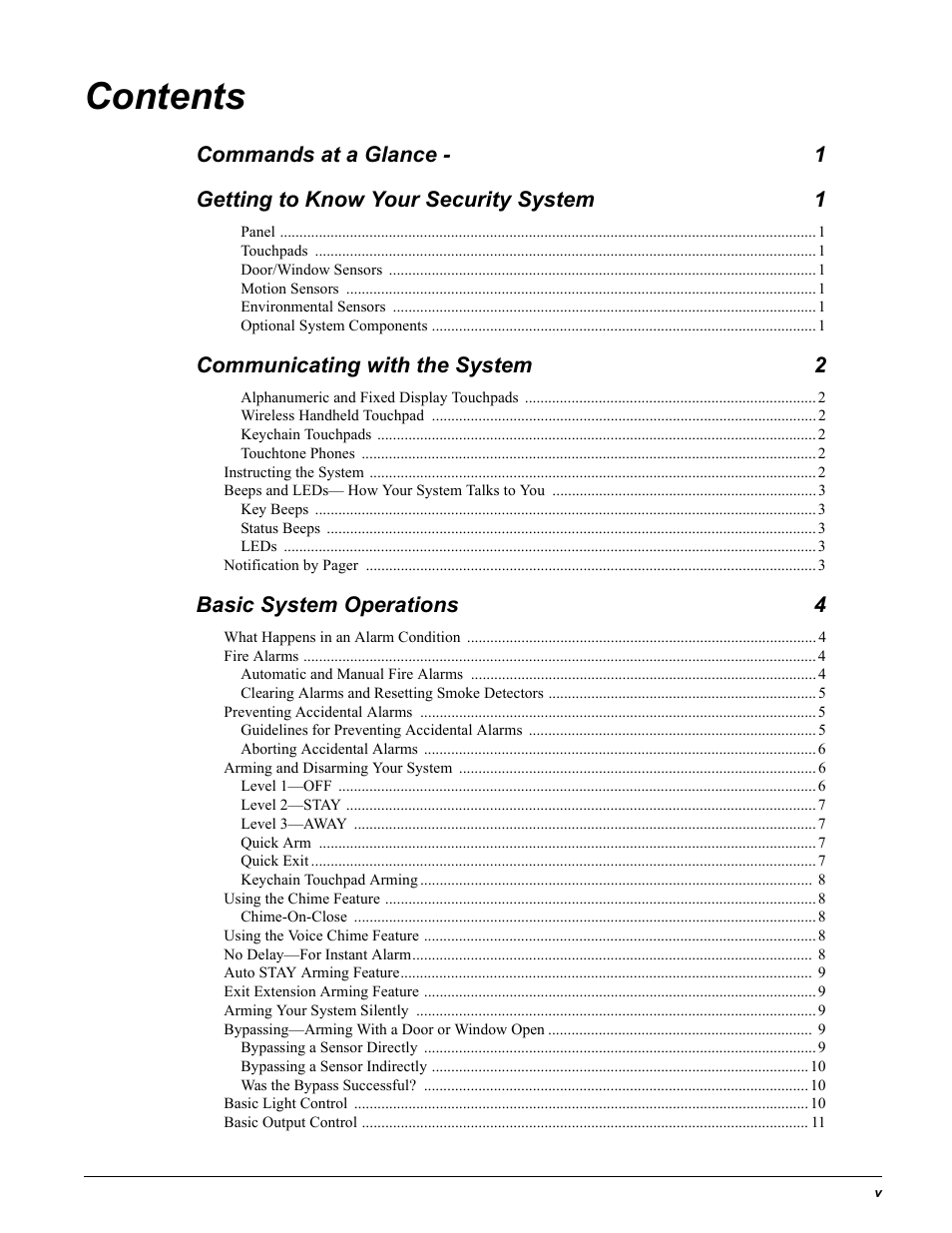 GE Concord 4 User Manual | Page 5 / 72
