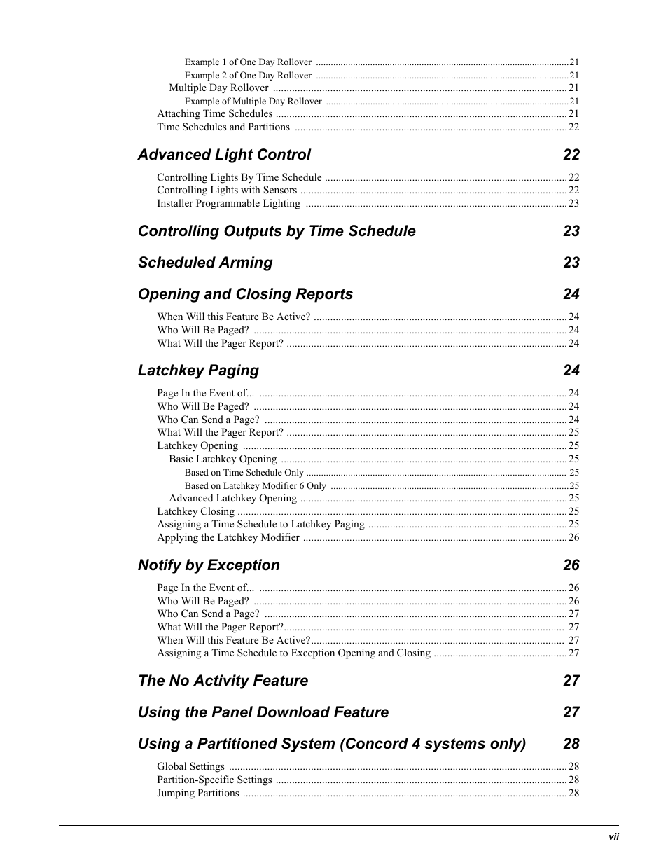 GE Concord 4 User Manual | Page 7 / 72