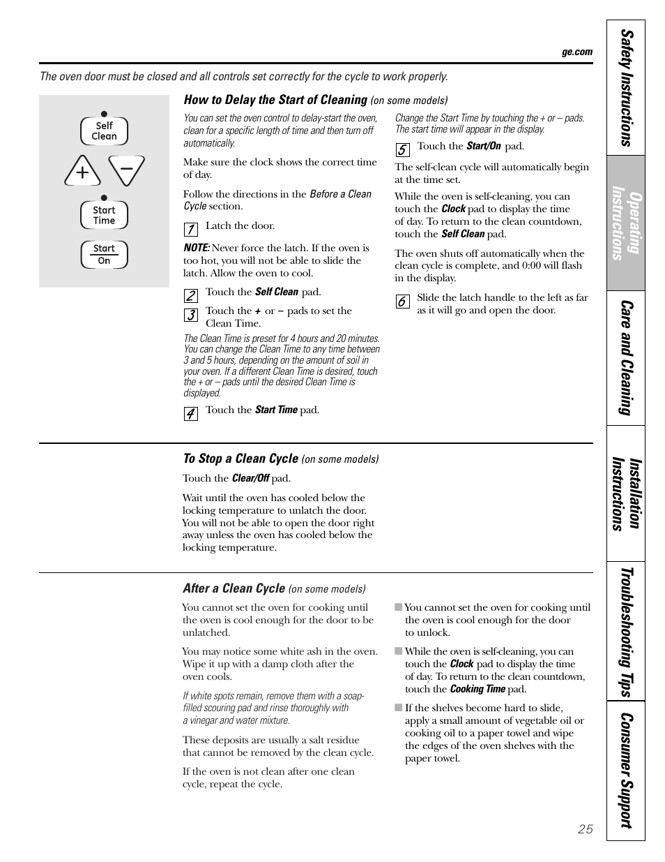 GE EGR2001 User Manual | Page 25 / 56