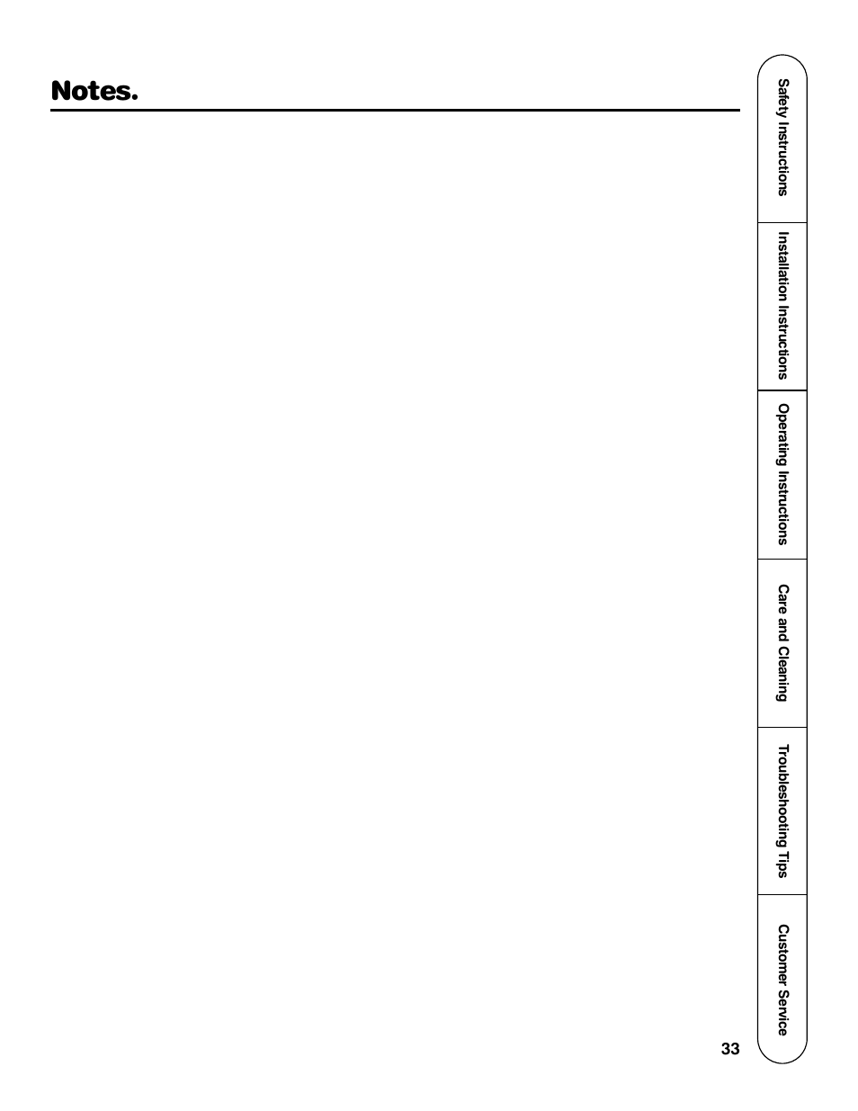 GE Powervent AP13787 User Manual | Page 33 / 36