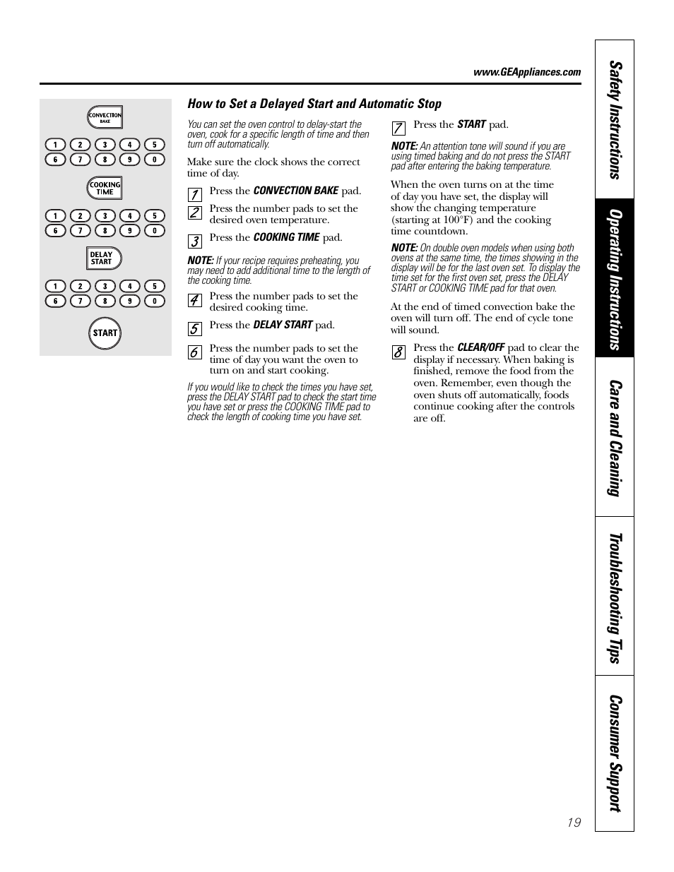 GE JKP18  EN User Manual | Page 19 / 36