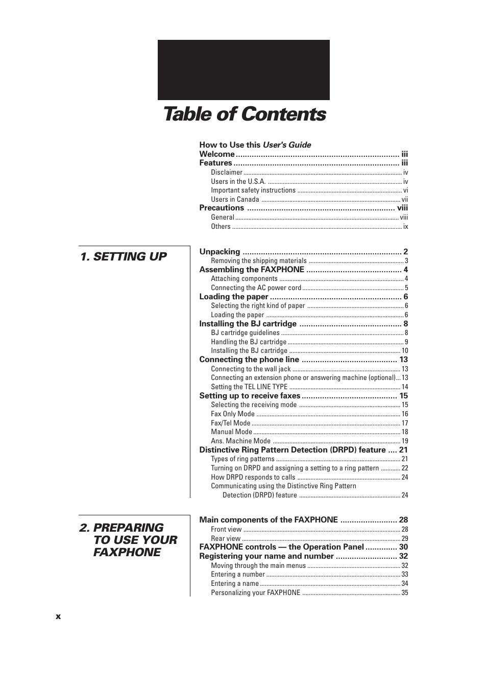 GE B640 User Manual | Page 10 / 121