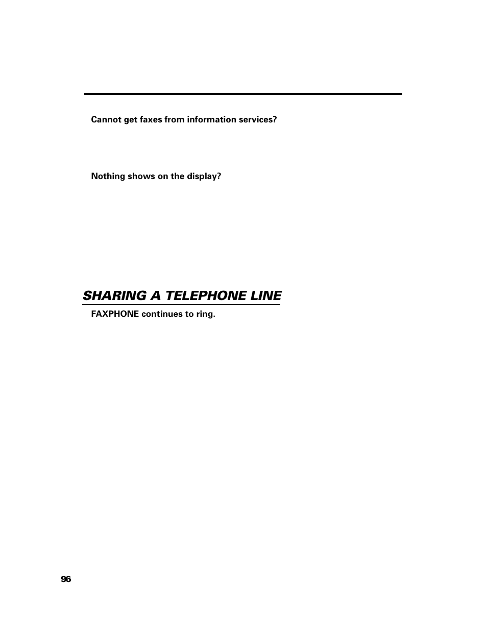 Sharing a telephone line | GE B640 User Manual | Page 105 / 121