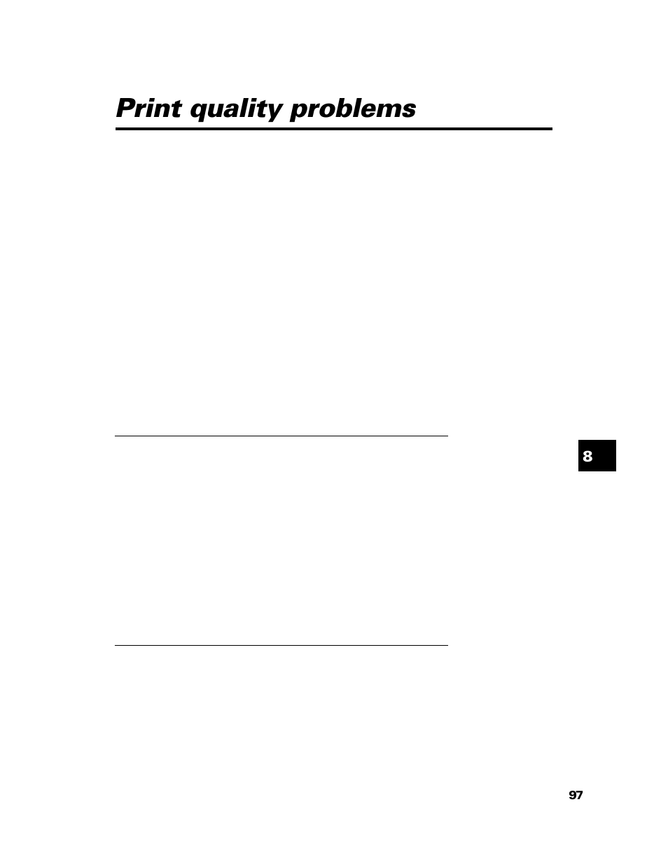 Print quality problems | GE B640 User Manual | Page 106 / 121