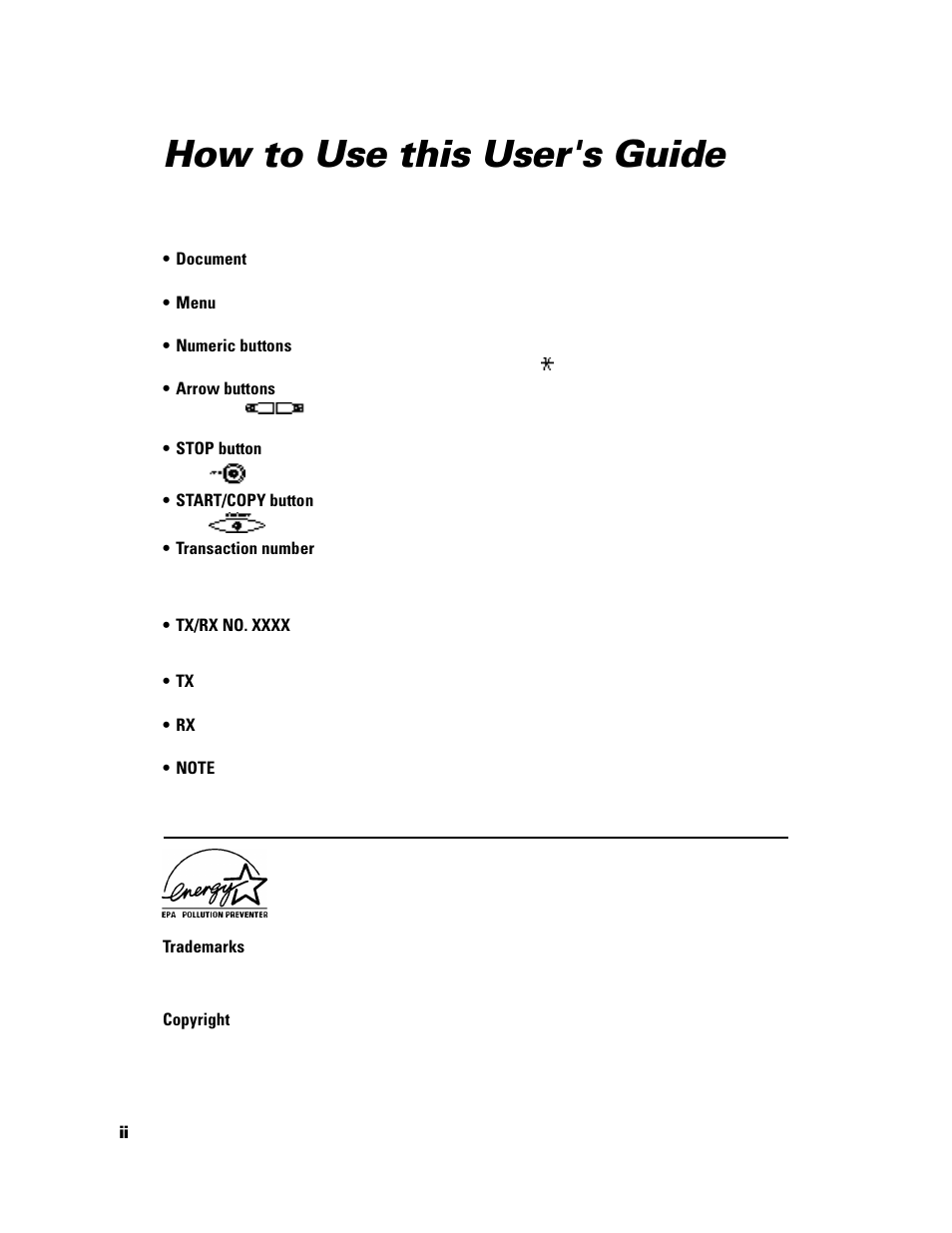 How to use this user's guide | GE B640 User Manual | Page 2 / 121