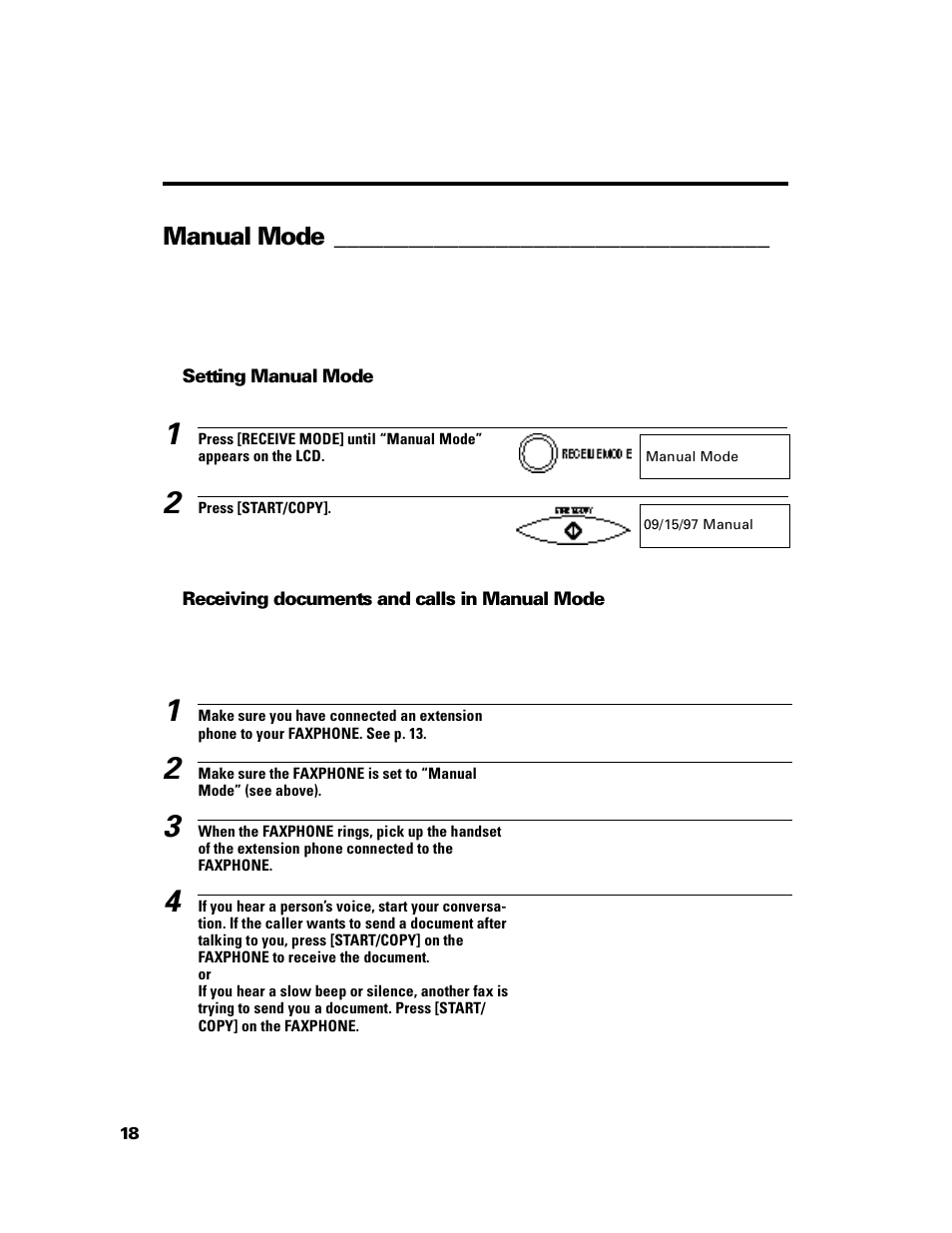 Manual mode | GE B640 User Manual | Page 30 / 121