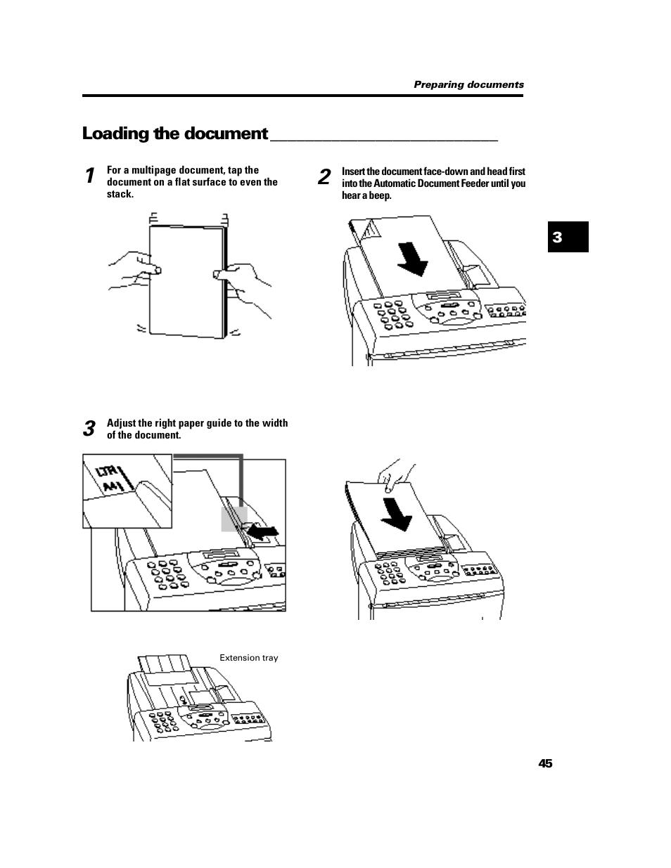 Loading the document | GE B640 User Manual | Page 55 / 121