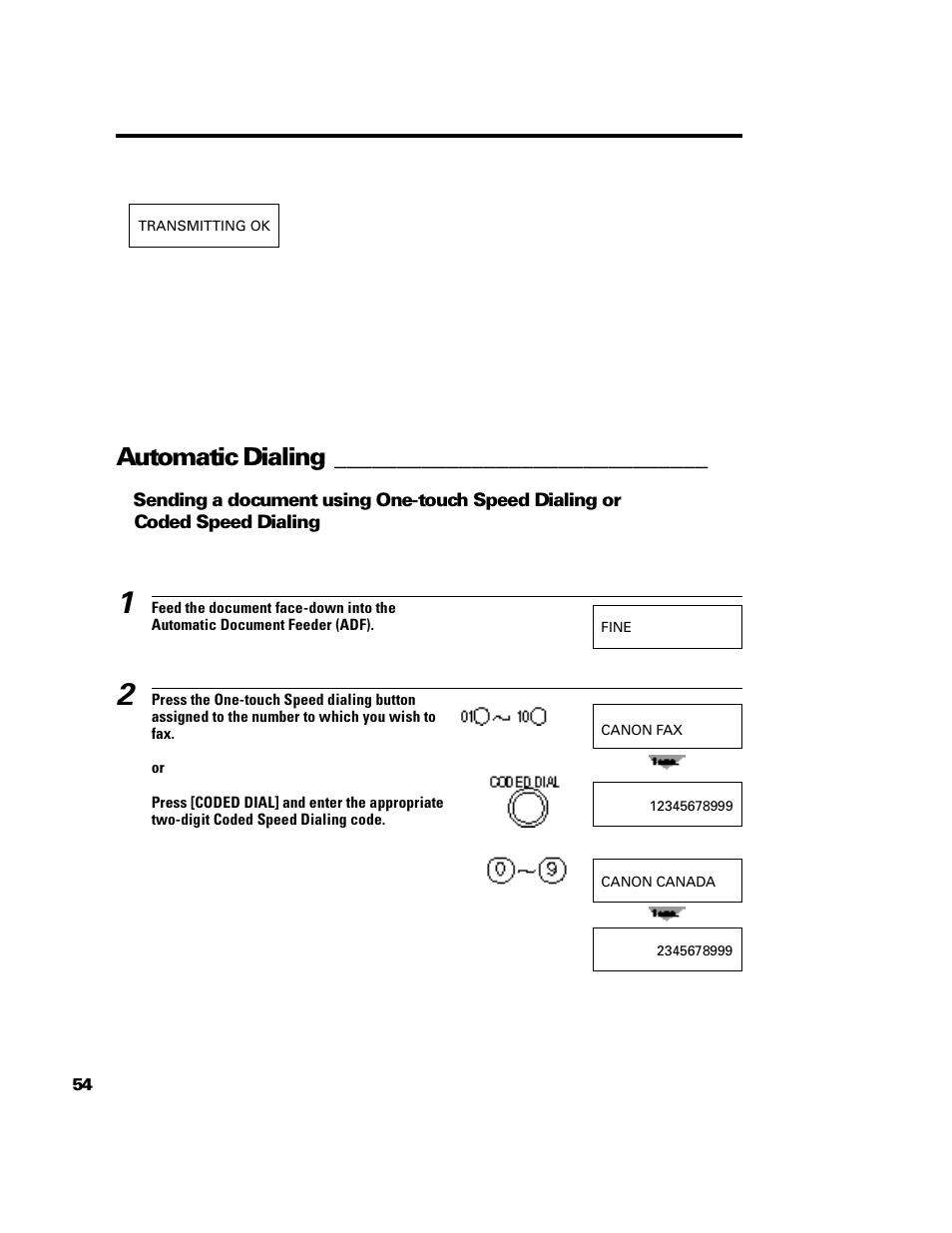 Automatic dialing | GE B640 User Manual | Page 63 / 121