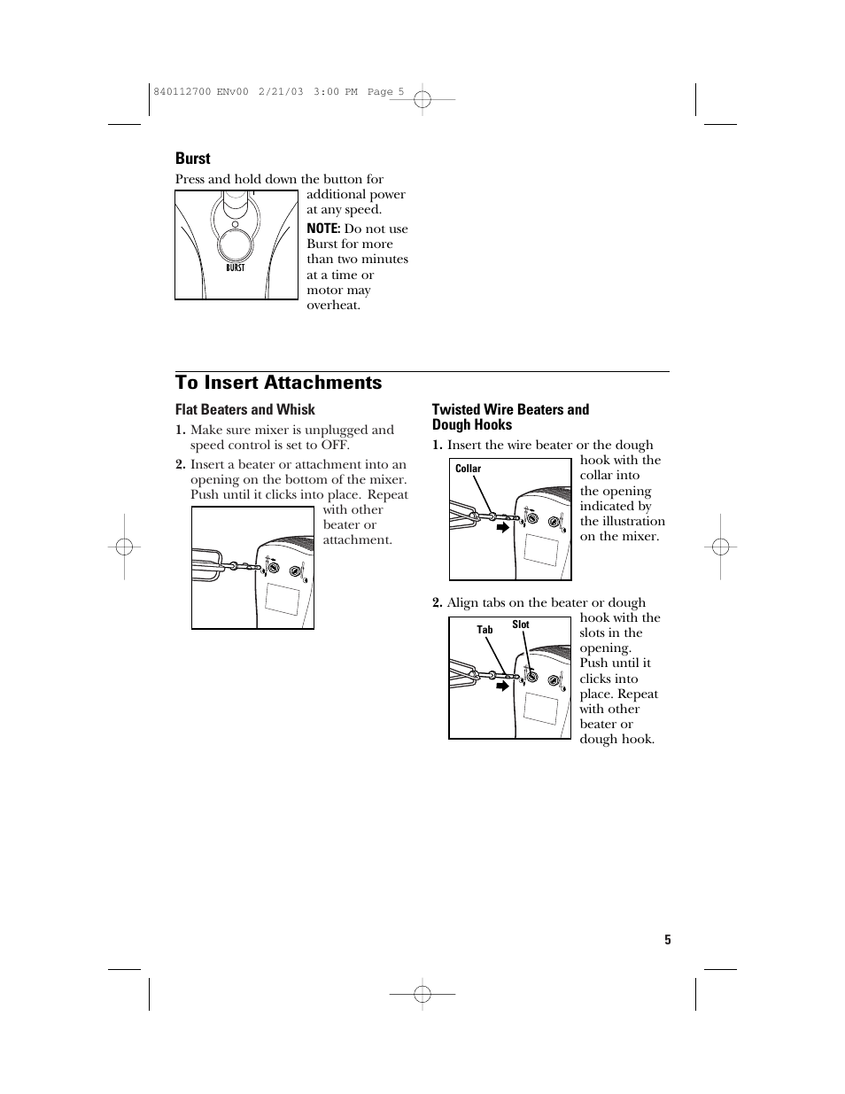 GE 168951 User Manual | Page 5 / 20