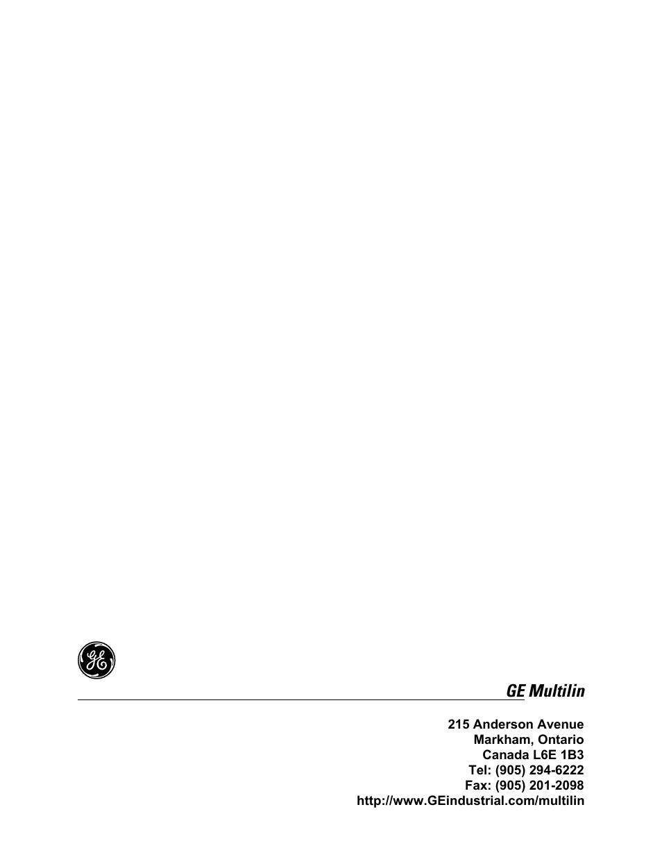 Ge multilin | GE EPM 5200 User Manual | Page 100 / 100