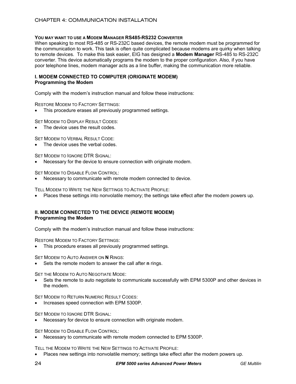GE EPM 5200 User Manual | Page 28 / 100