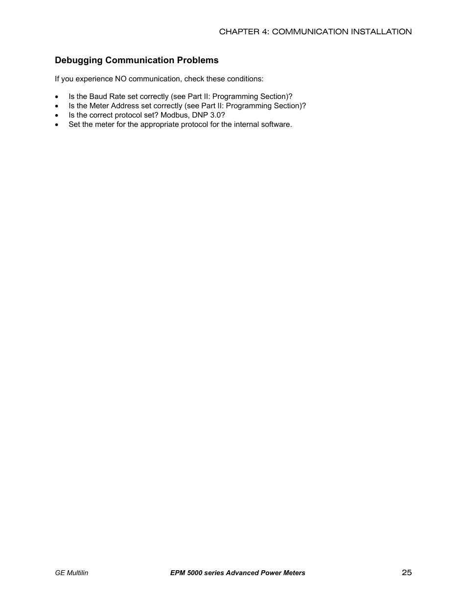 GE EPM 5200 User Manual | Page 29 / 100