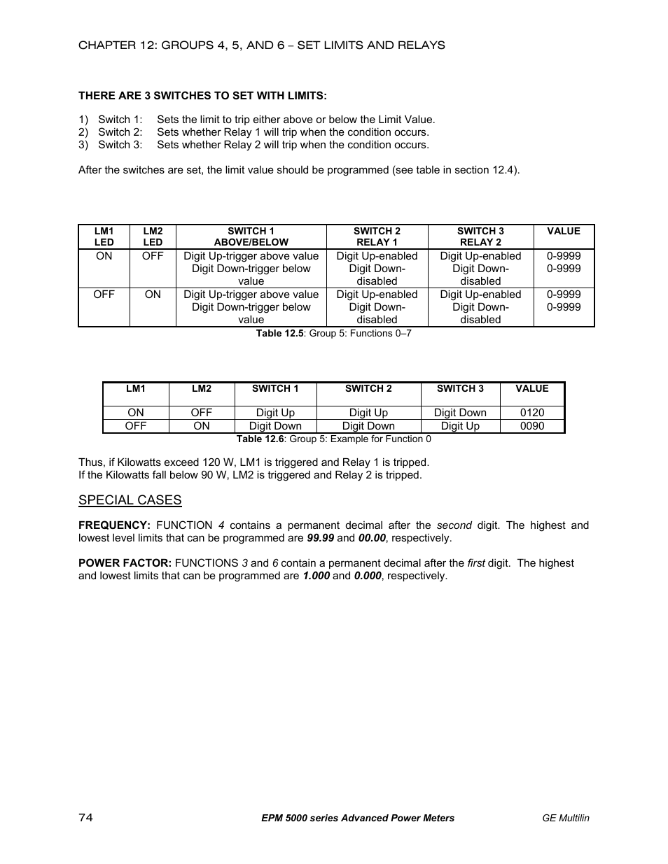 GE EPM 5200 User Manual | Page 78 / 100