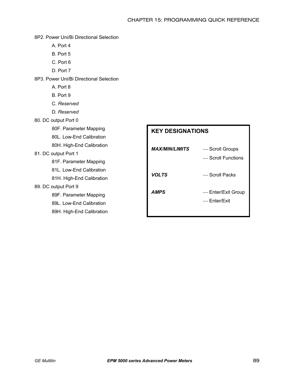 GE EPM 5200 User Manual | Page 93 / 100