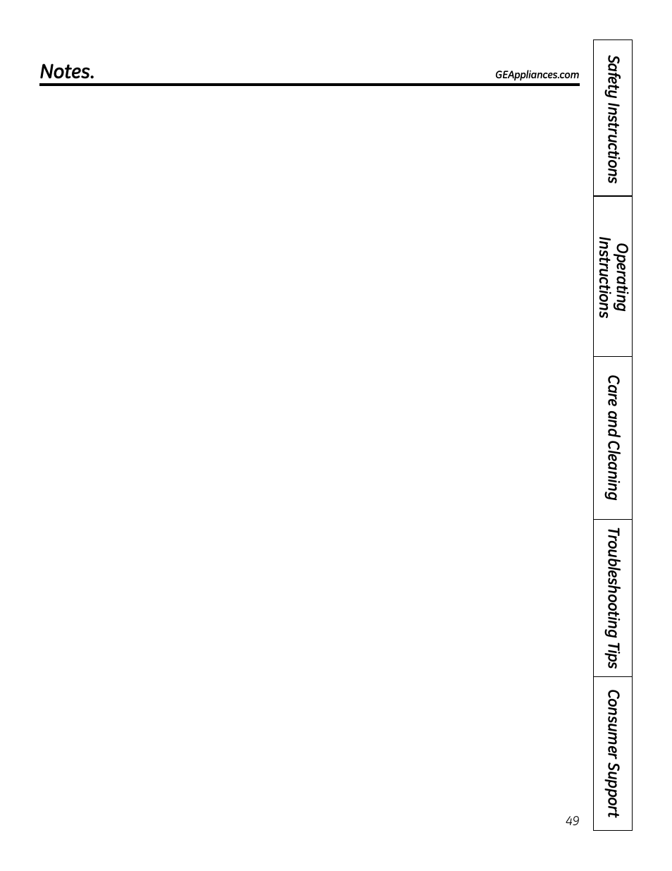 GE 49-80602 User Manual | Page 49 / 104