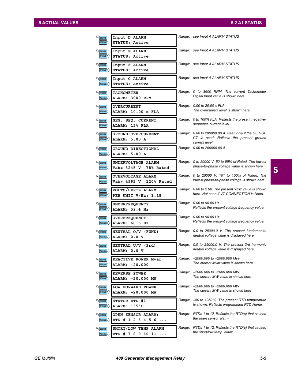 GE 489 User Manual | Page 137 / 259