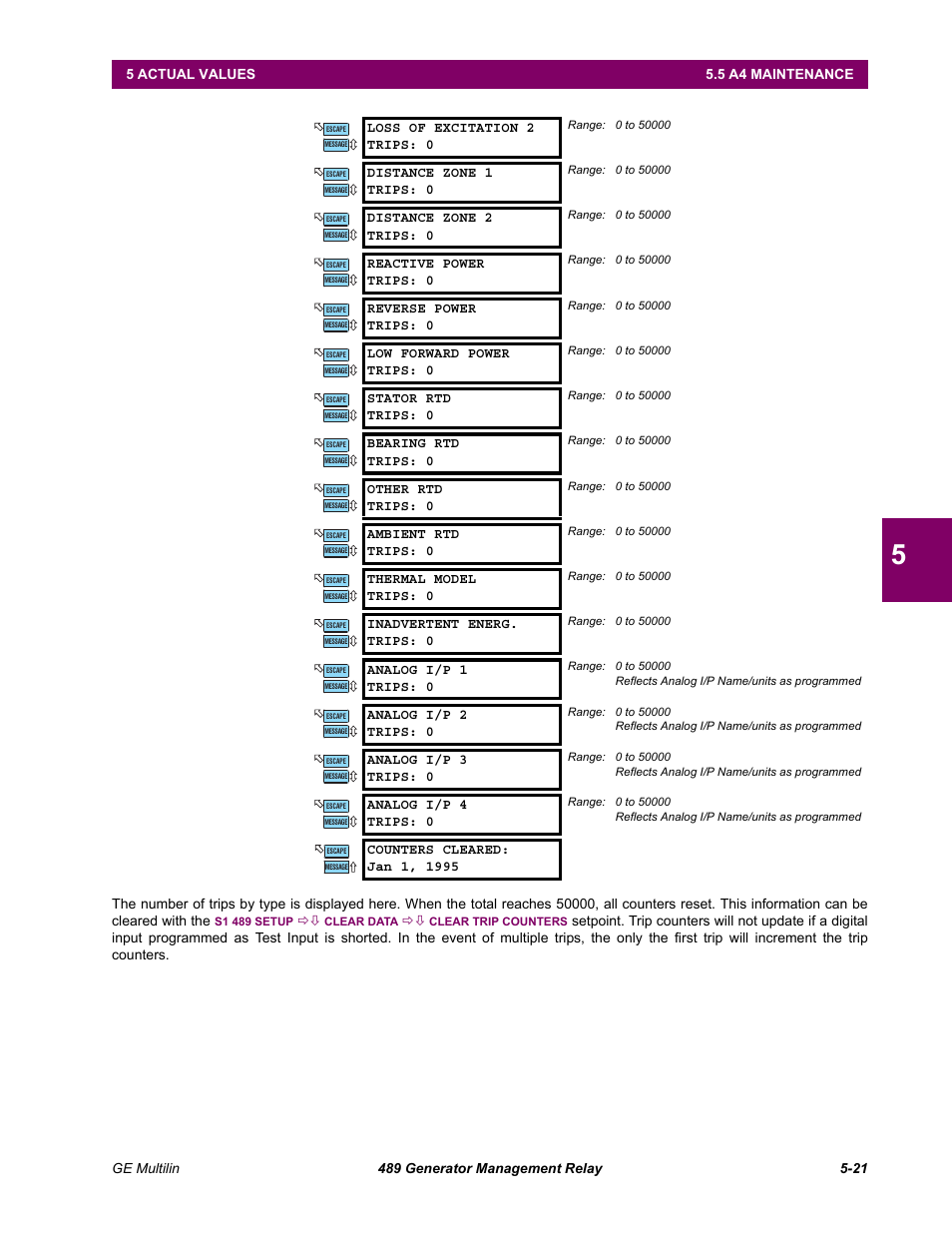 GE 489 User Manual | Page 153 / 259