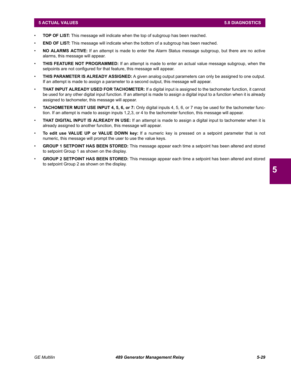 GE 489 User Manual | Page 161 / 259