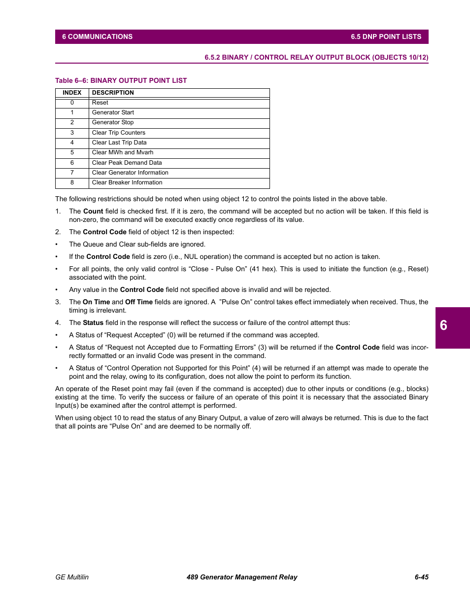 GE 489 User Manual | Page 207 / 259