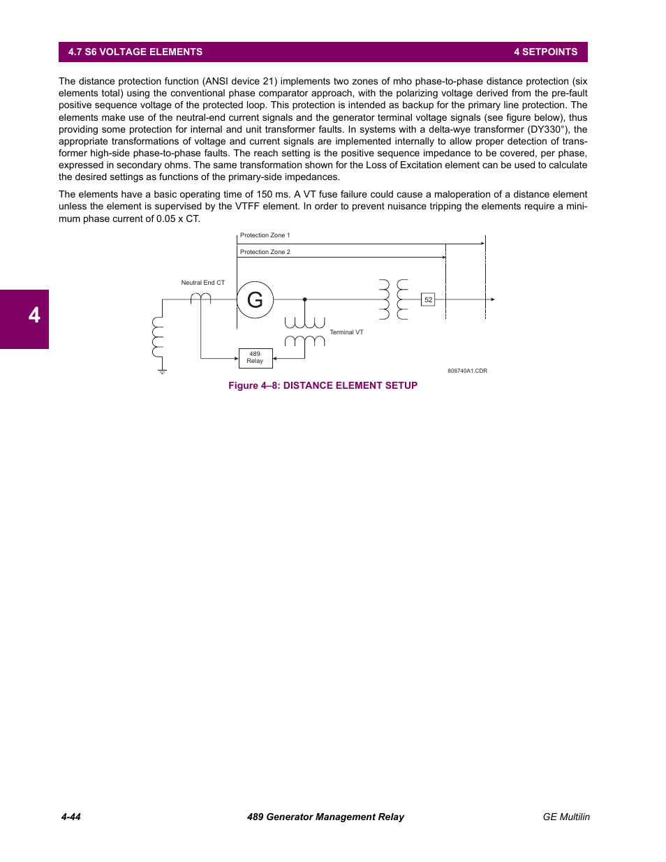 GE 489 User Manual | Page 94 / 259