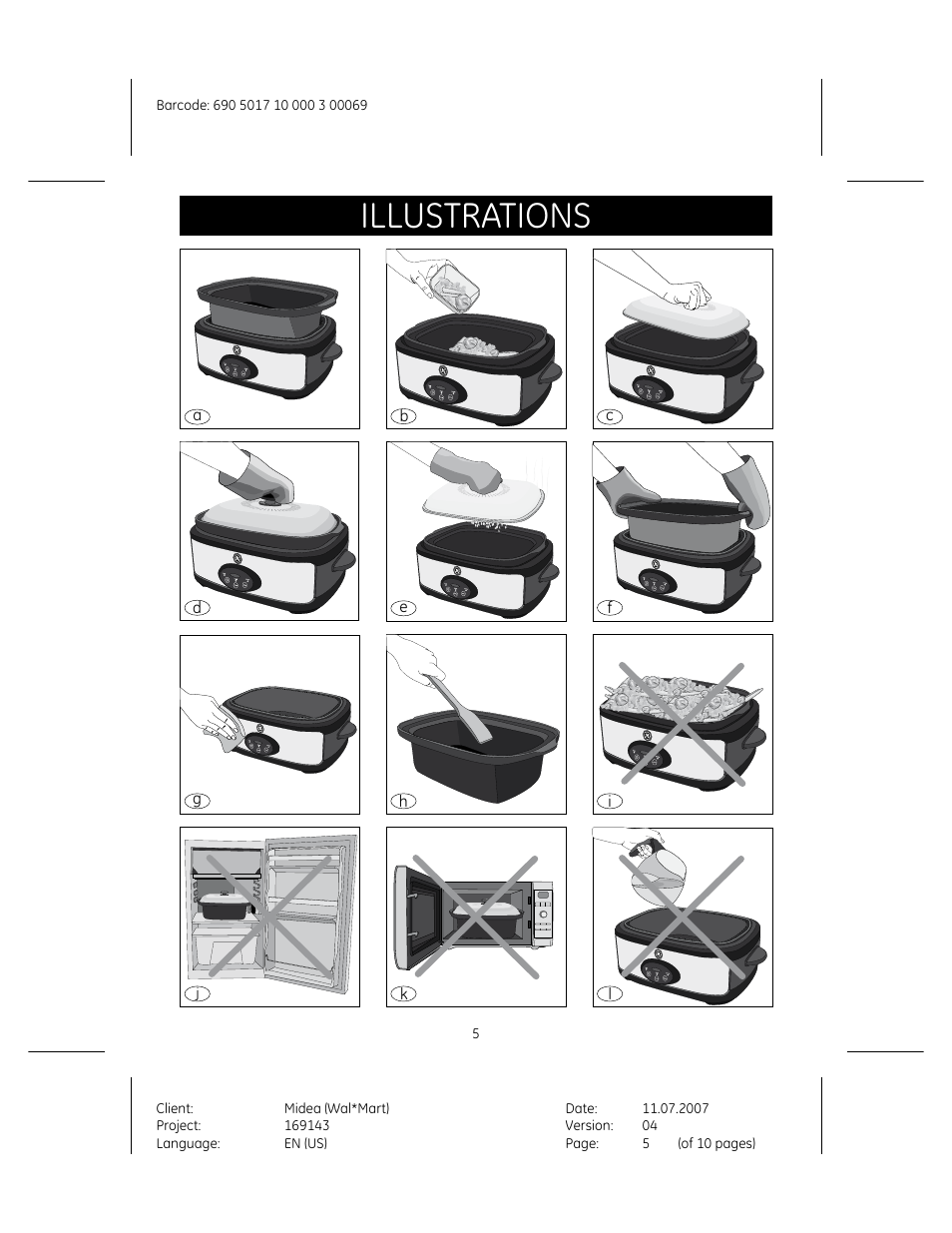 Illustrations | GE 169143 User Manual | Page 5 / 10