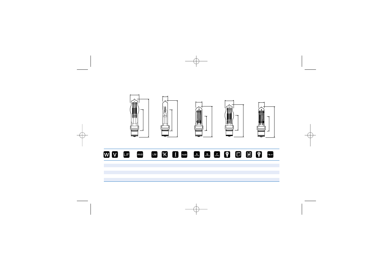 Single ended halogen, Continued | GE Lamps User Manual | Page 30 / 144