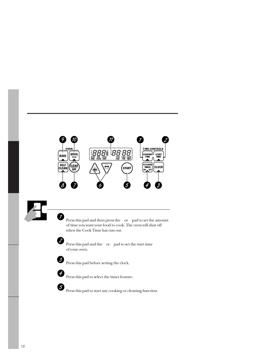Using the oven, Using the oven –28, Using the oven controls | Clock and timer features | GE 164D3333P171 User Manual | Page 16 / 60