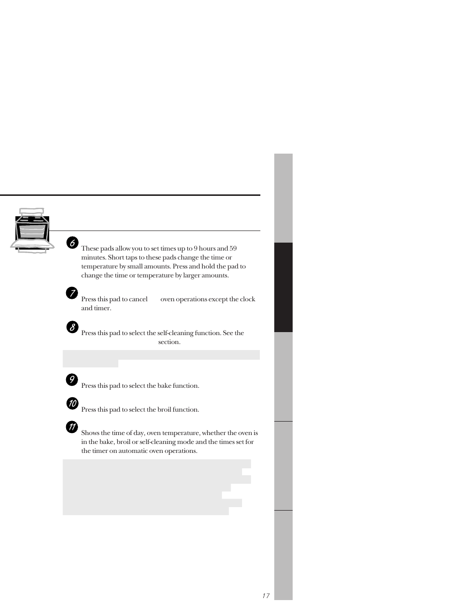 Oven control settings | GE 164D3333P171 User Manual | Page 17 / 60