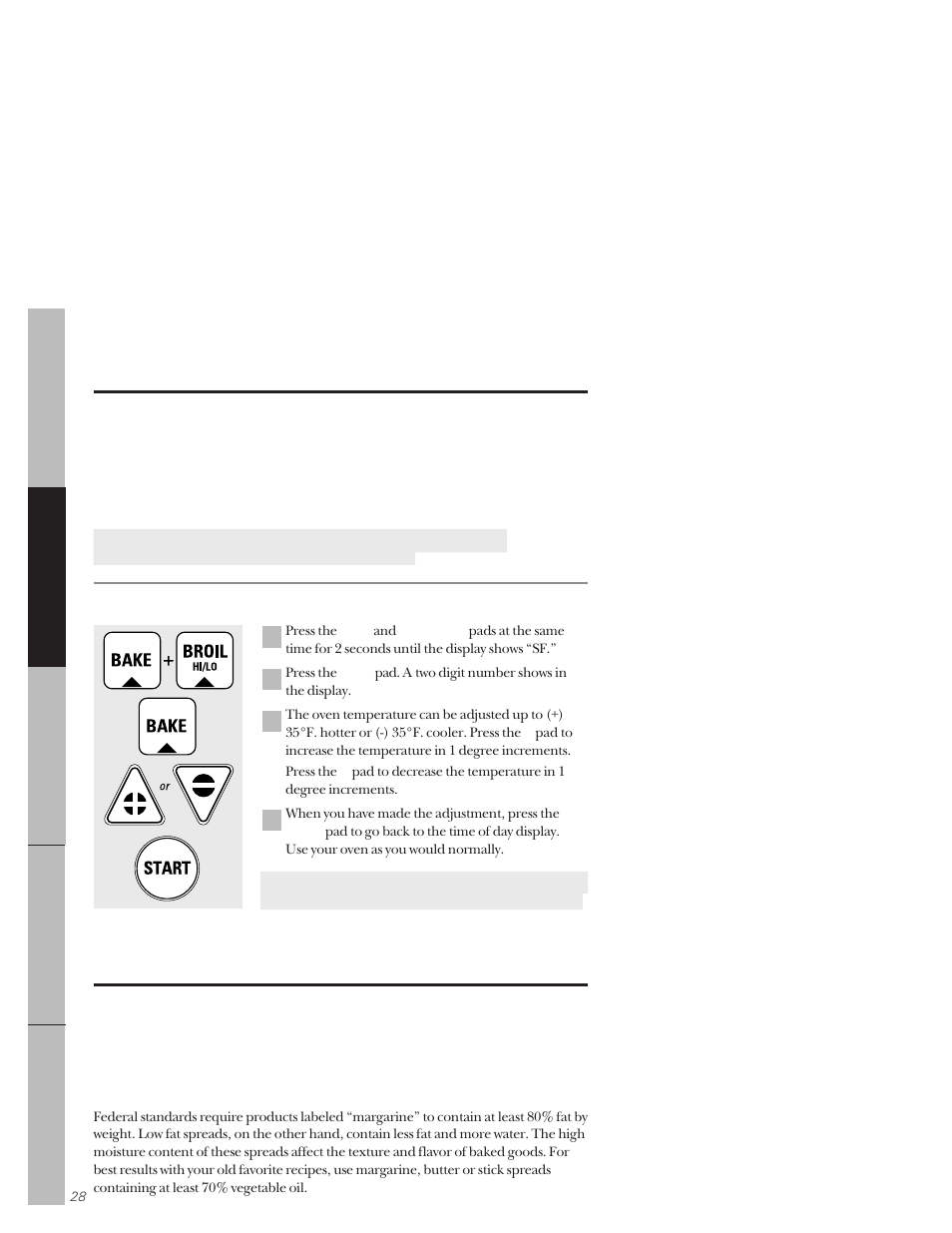 Oven thermostat, Adjust the oven thermostat—do it yourself | GE 164D3333P171 User Manual | Page 28 / 60