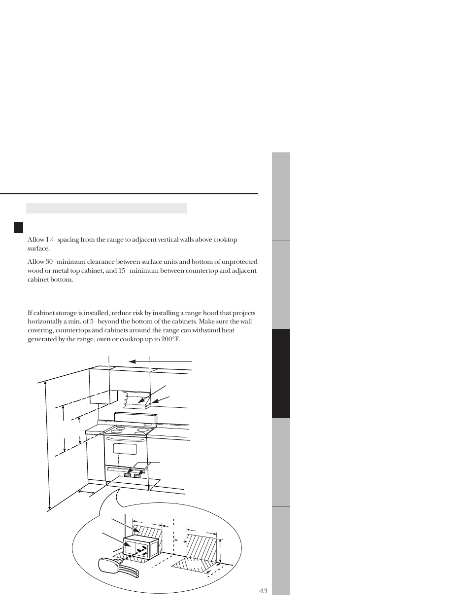 Prepare the opening, Read these instructions completely and carefully | GE 164D3333P171 User Manual | Page 43 / 60
