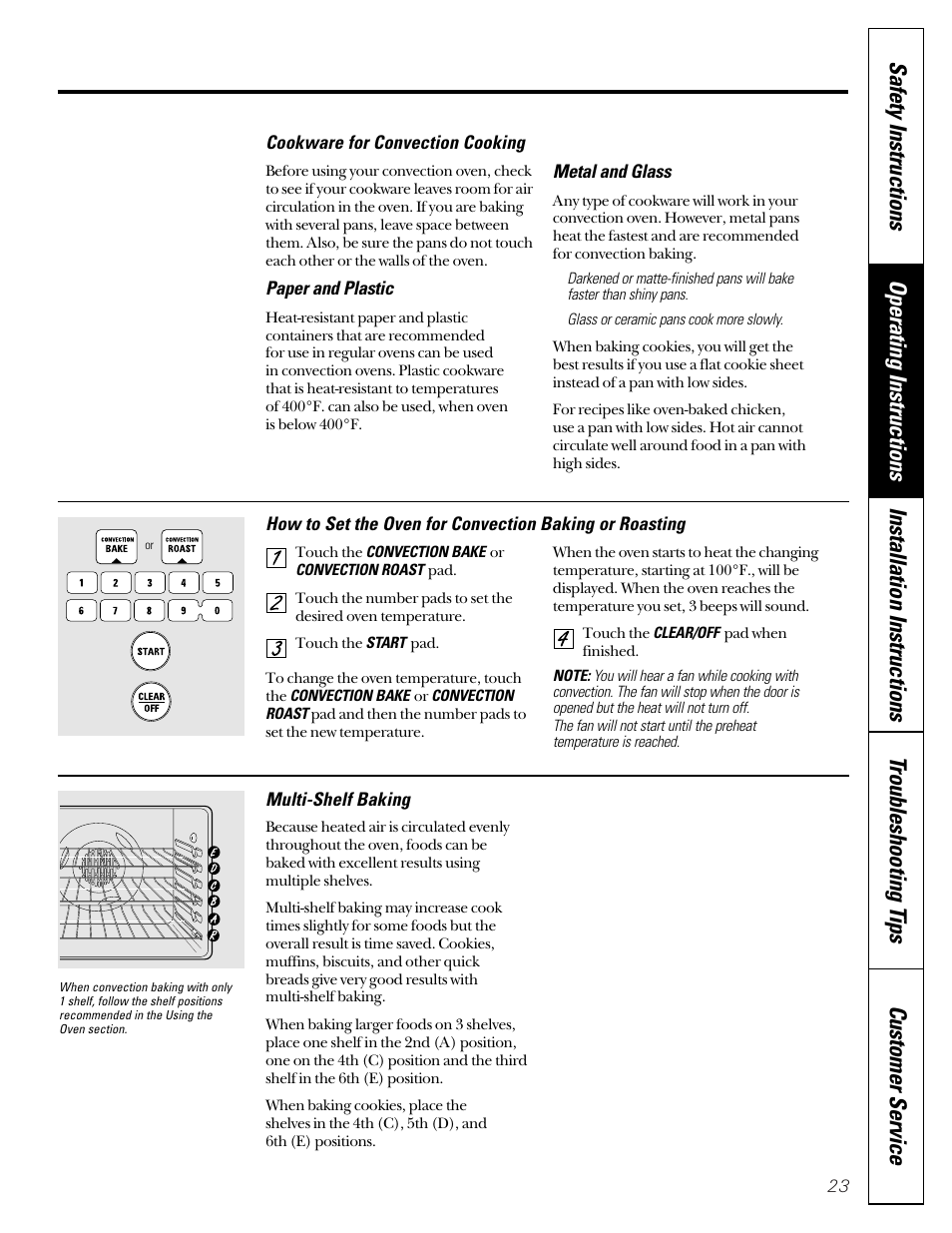 GE JGB910 User Manual | Page 23 / 60