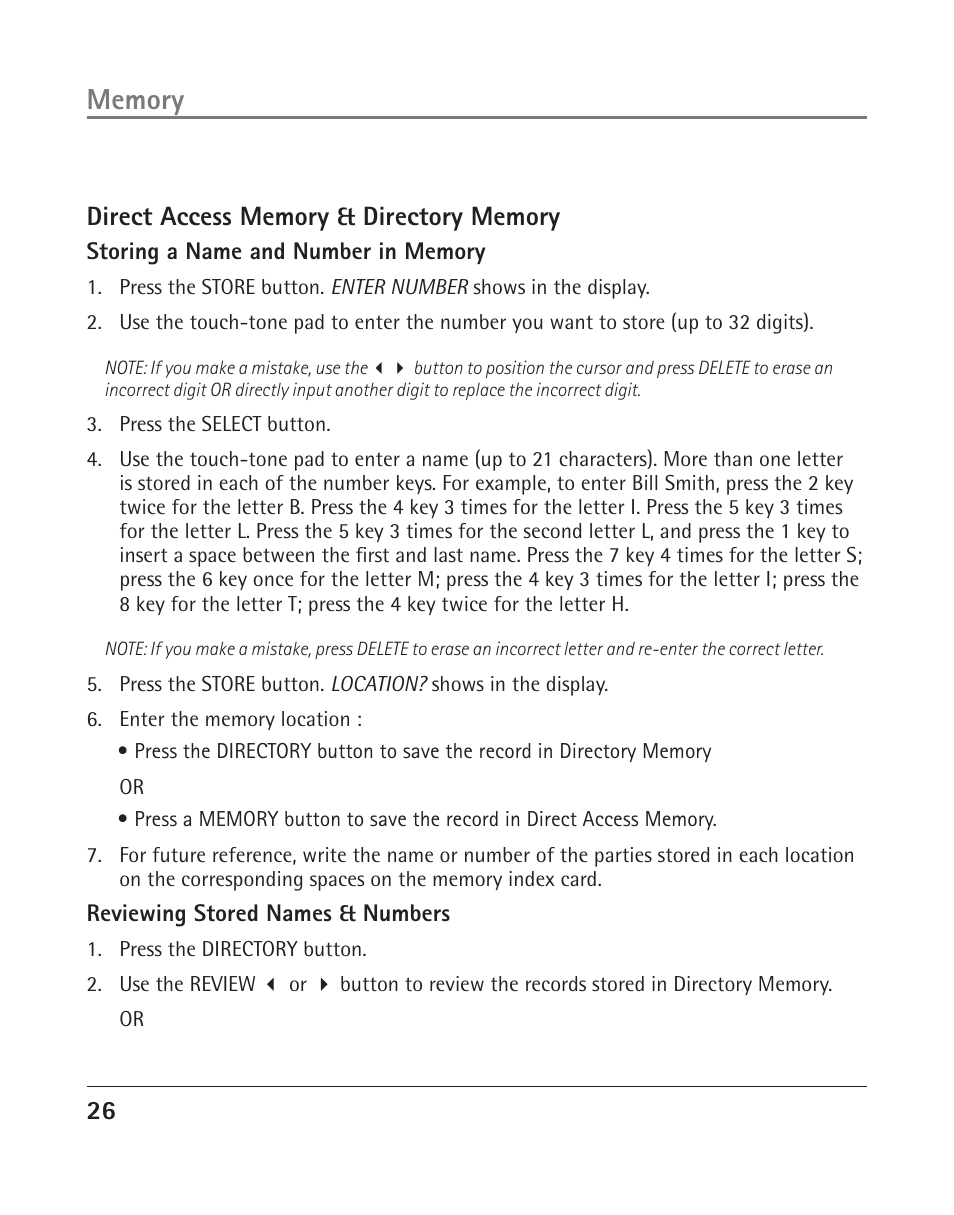 GE 25202 User Manual | Page 26 / 76