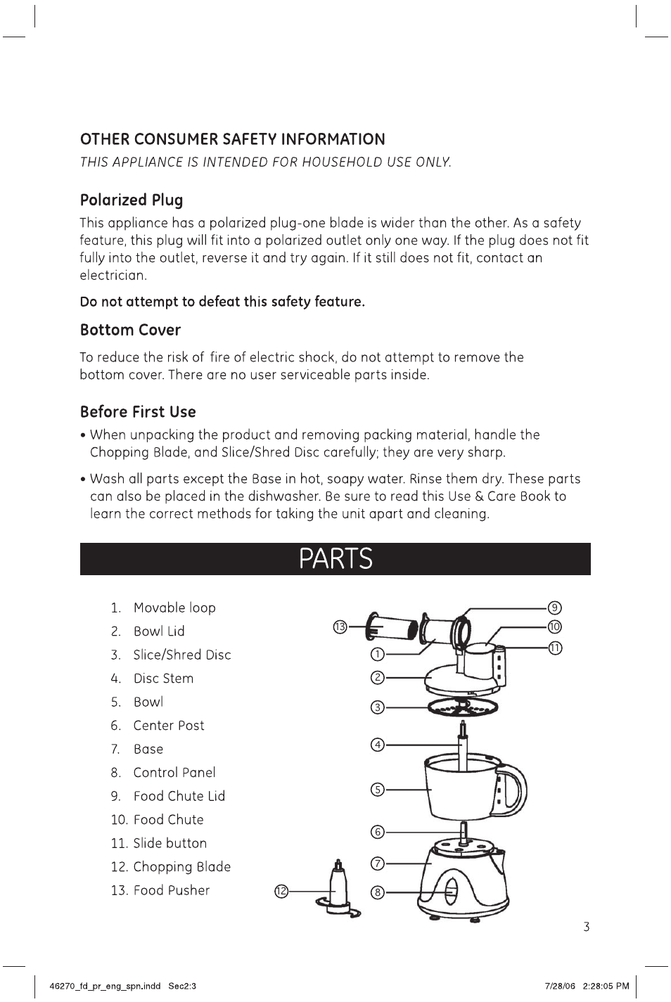 GE 169141 User Manual | Page 3 / 12