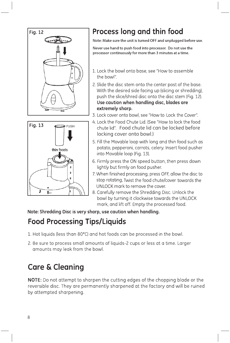 GE 169141 User Manual | Page 8 / 12