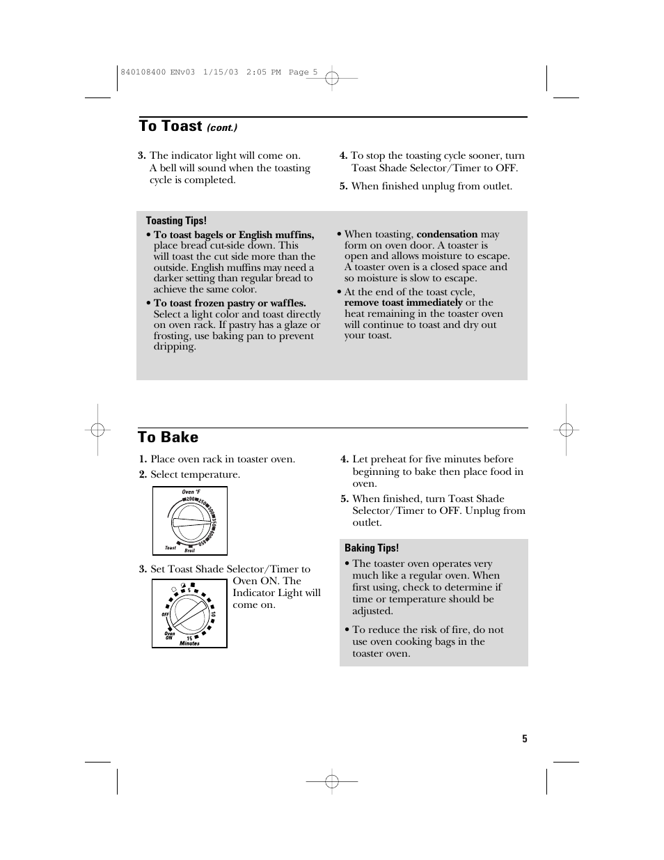 GE 840108400 User Manual | Page 5 / 24