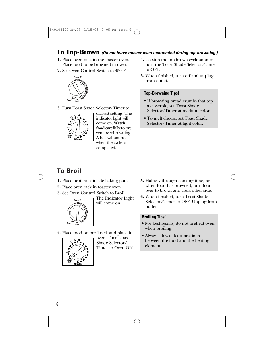 GE 840108400 User Manual | Page 6 / 24