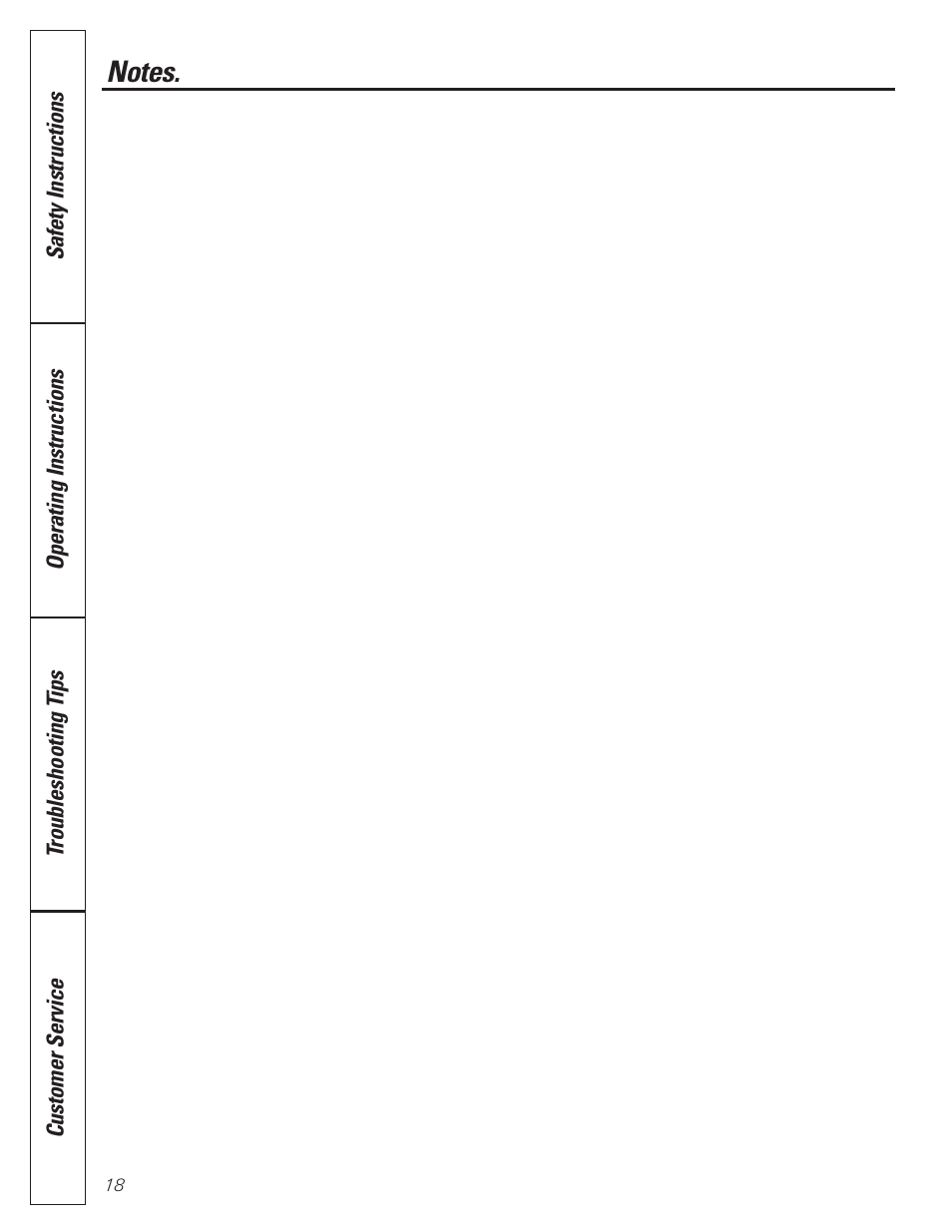 GE Profile 465 User Manual | Page 18 / 52