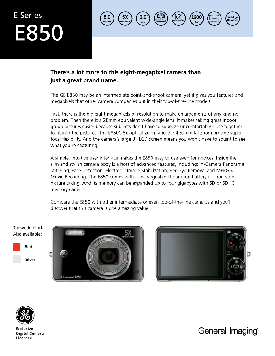GE E850 User Manual | Page 18 / 31