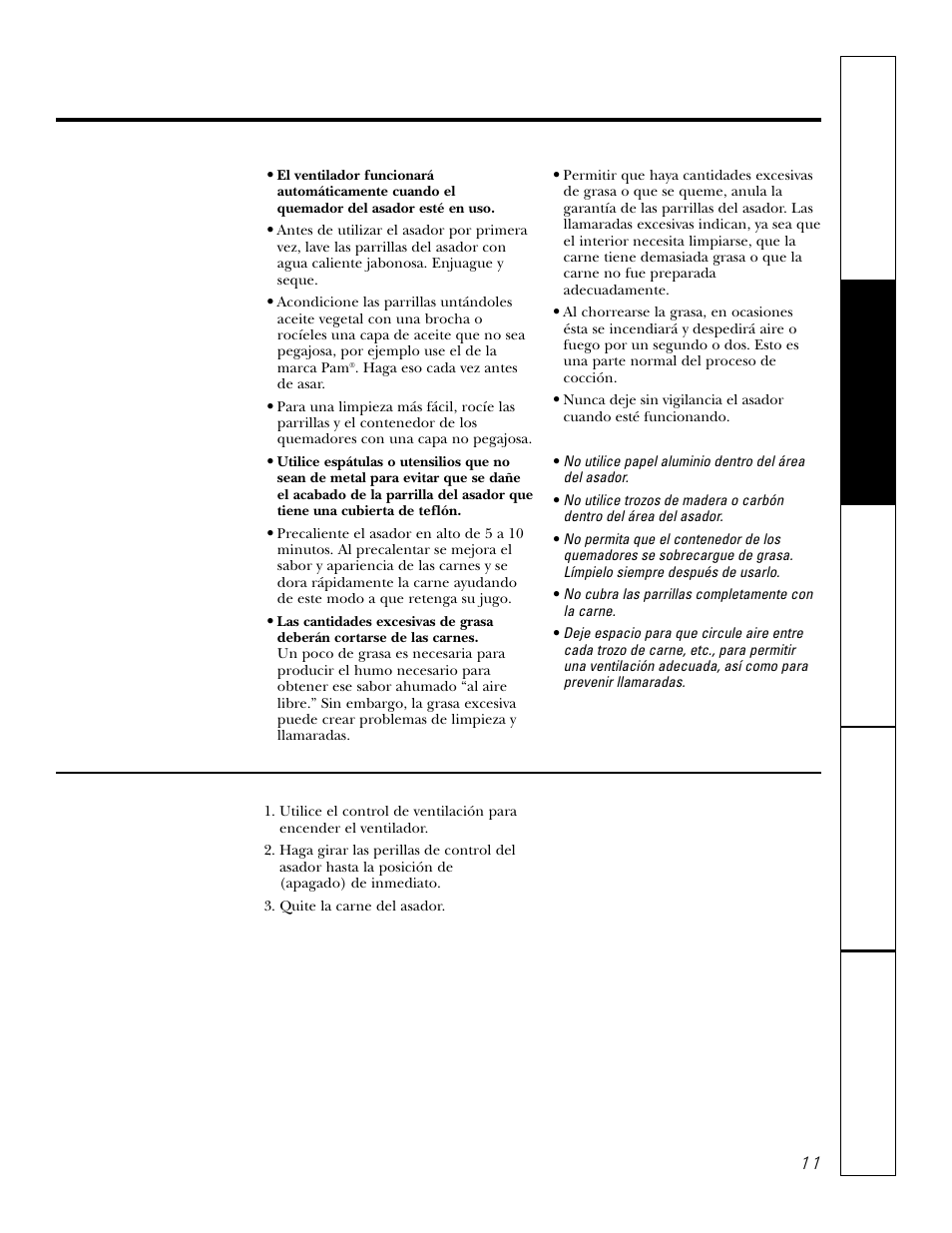 Para asar | GE JGP979 User Manual | Page 43 / 64