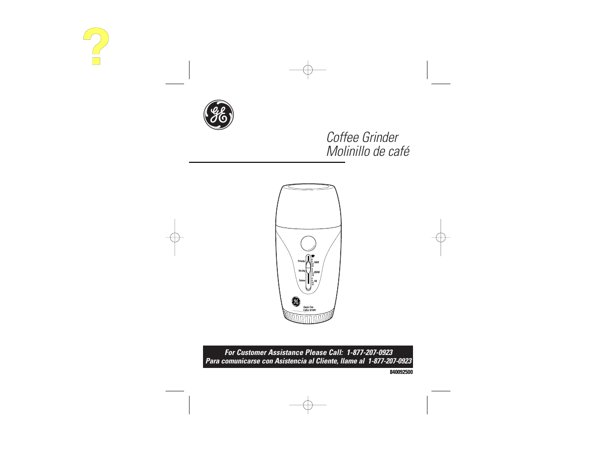 GE 840092500 User Manual | 8 pages