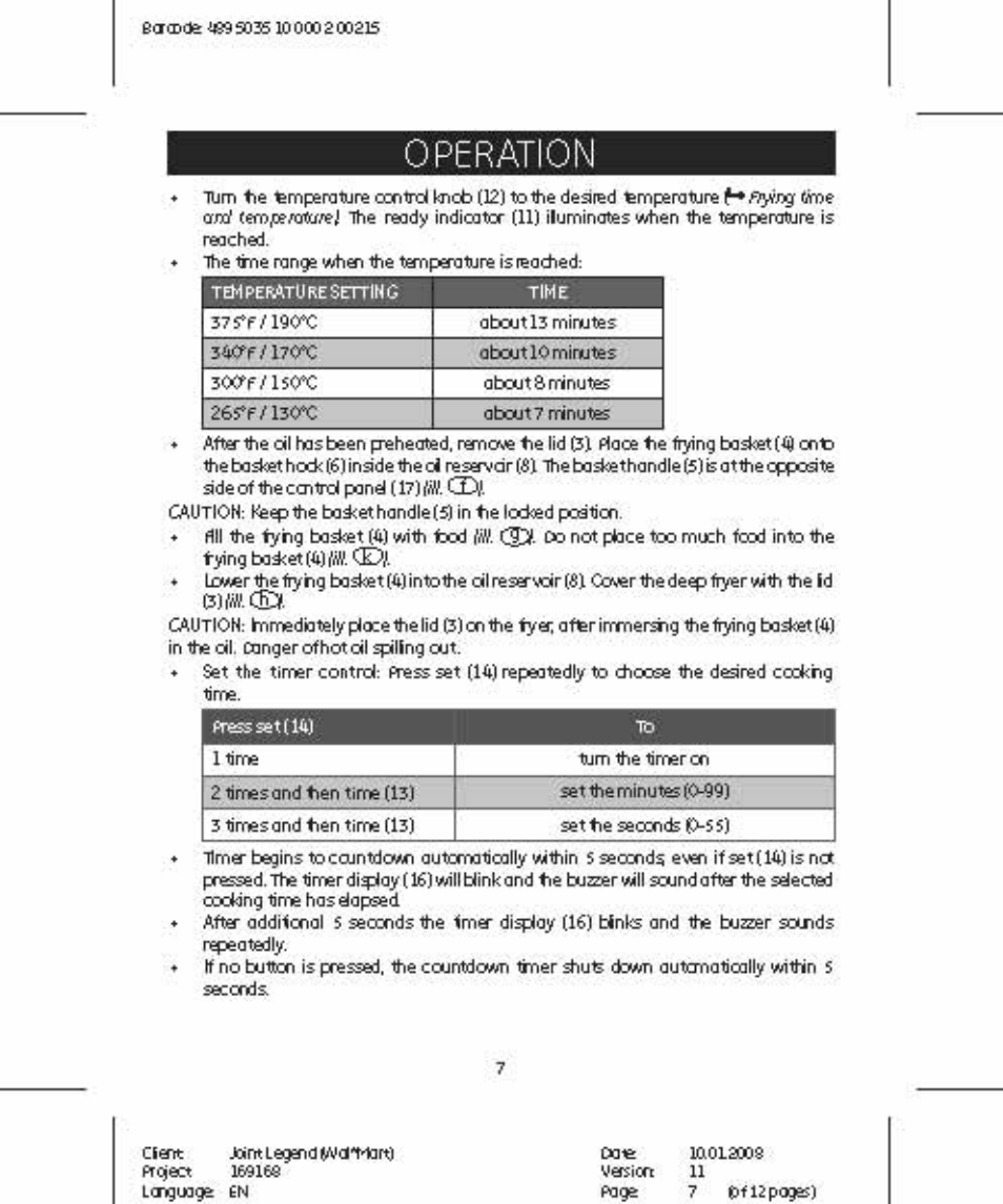 Operation, Qm(s | GE 681131691680 User Manual | Page 7 / 12