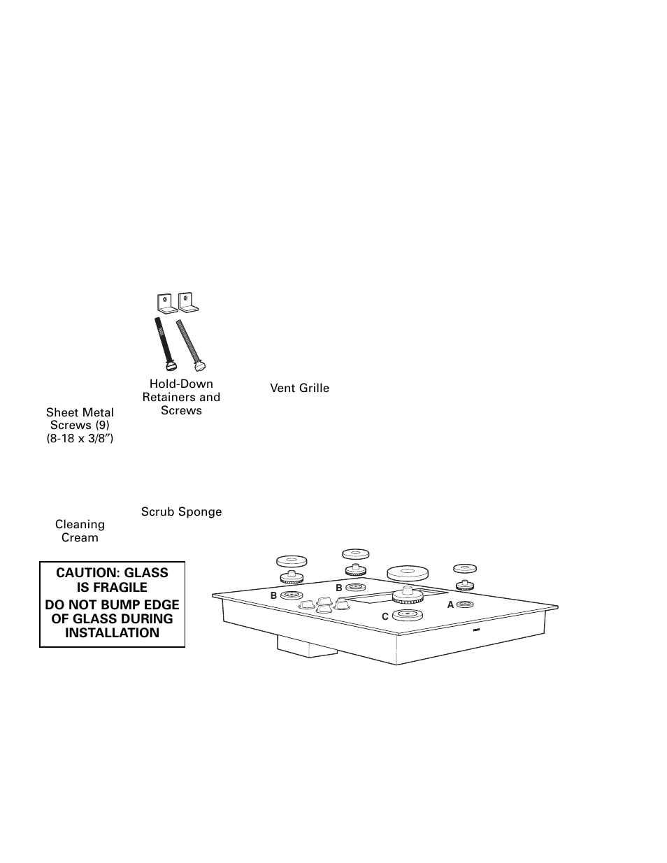 Unpacking the cooktop | GE 49-80388 12-05 JR User Manual | Page 16 / 72
