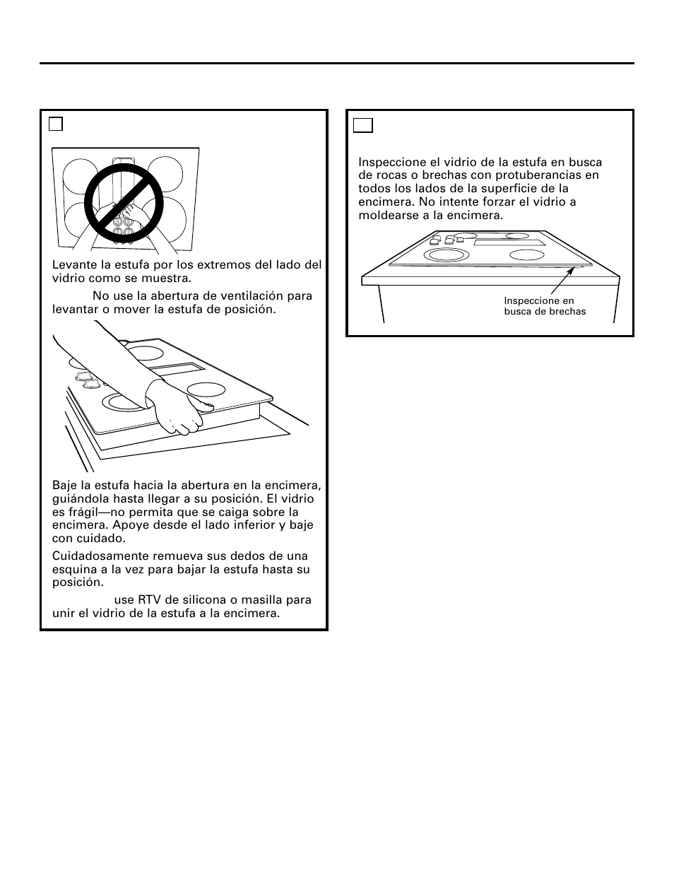 Cómo instalar la estufa, Cómo instalar la estufa –28, Instrucciones de instalación | Precaución | GE 49-80388 12-05 JR User Manual | Page 61 / 72