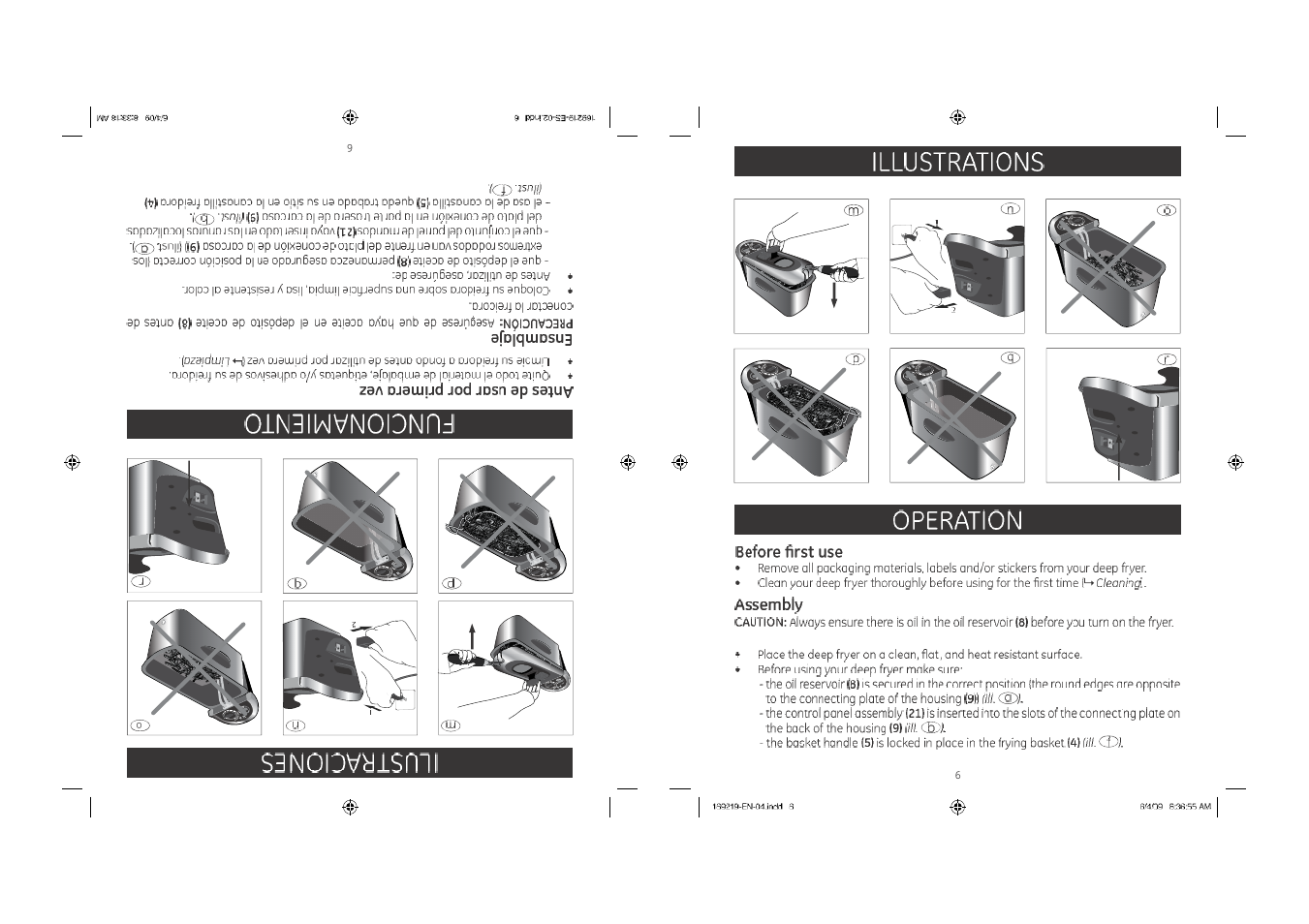 Operation, Illustrations | GE 68113169219 User Manual | Page 6 / 15