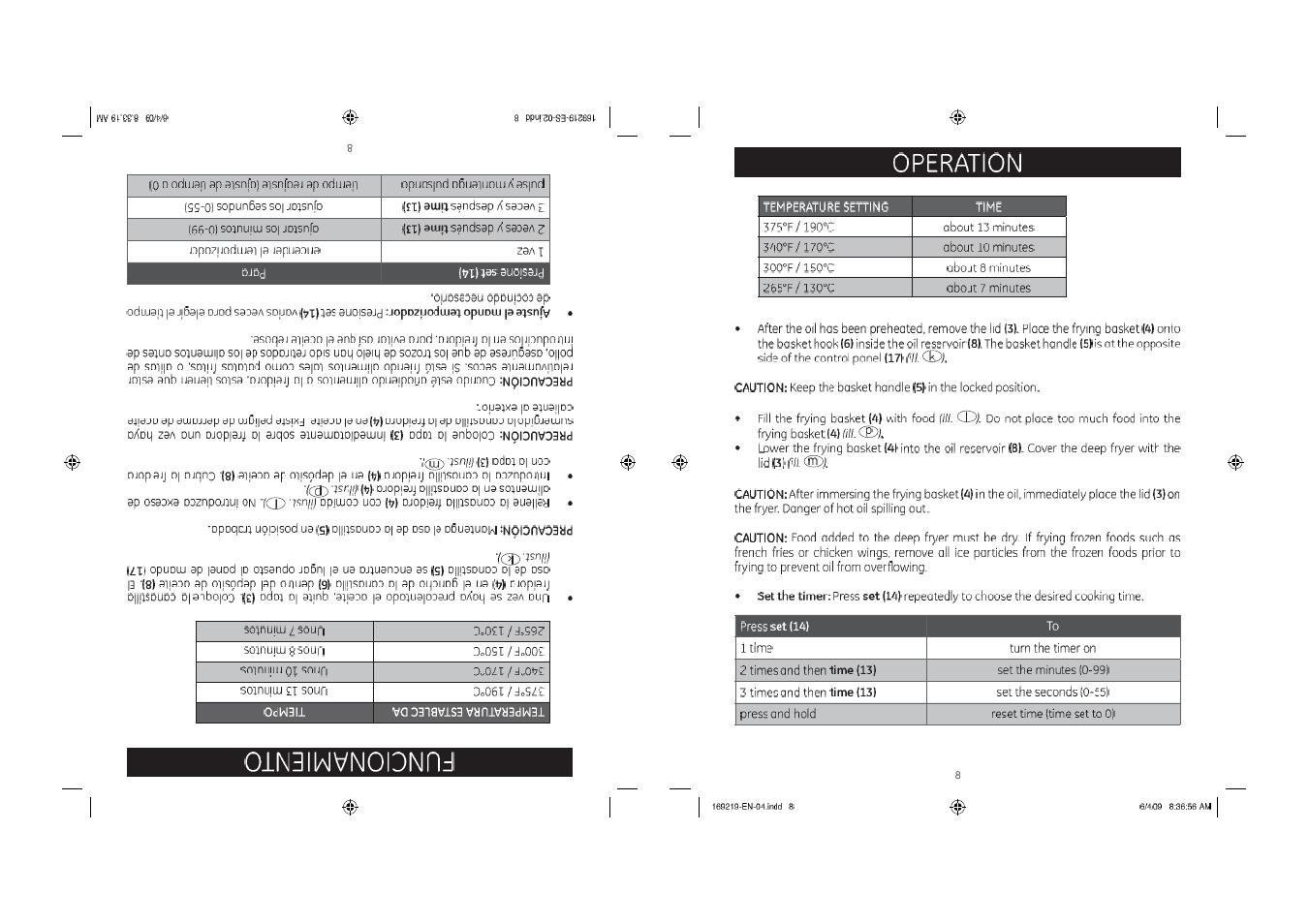 Operation, Lill | GE 68113169219 User Manual | Page 8 / 15