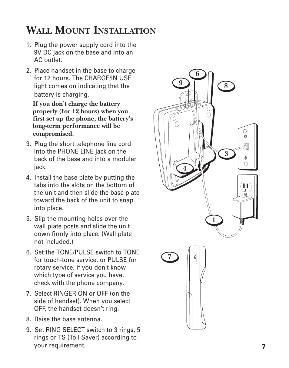 Ount, Nstallation | GE 2-920SST User Manual | Page 7 / 32