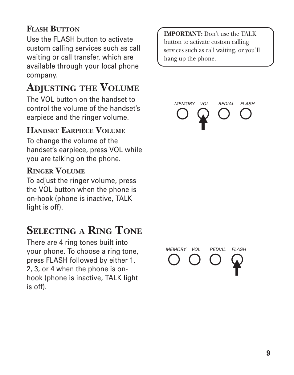 GE 2-920SST User Manual | Page 9 / 32