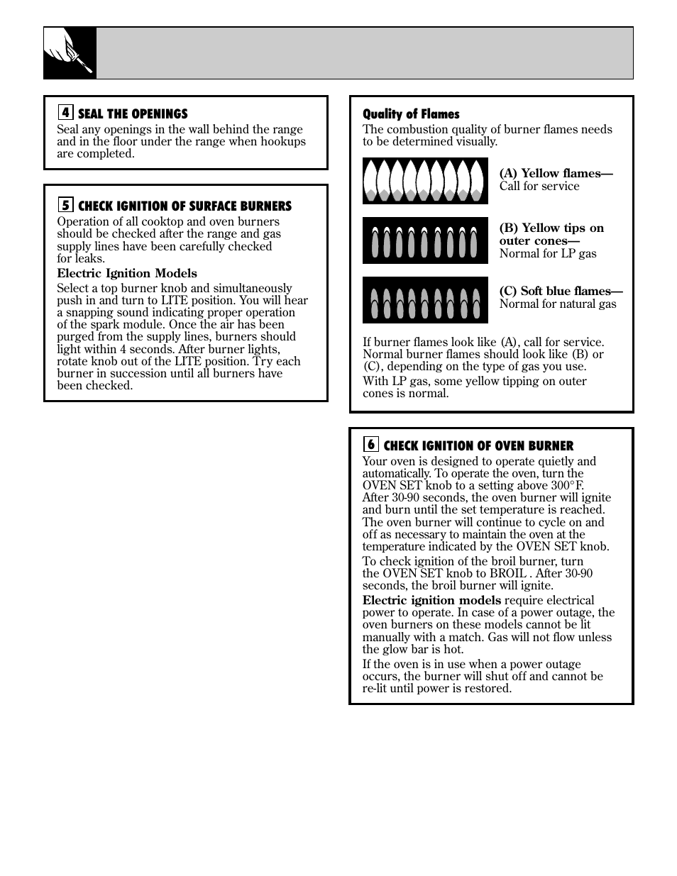 42 installation instructions | GE EGR3001 User Manual | Page 42 / 52