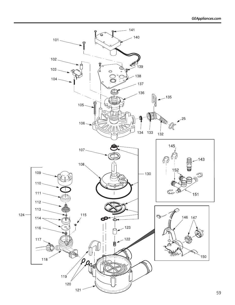 GE GXSF4OH User Manual | Page 59 / 64