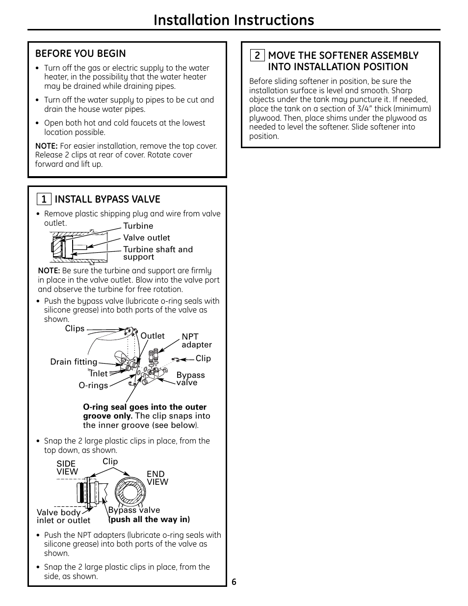 Step-by-step instructions, Step-by-step instructions –13, Installation instructions | GE GXSF4OH User Manual | Page 6 / 64